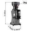 Kaffeemühle - Grau - 2kg - 356 Watt - 45dB