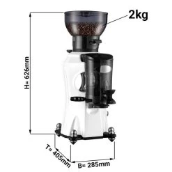Kaffeemühle - Weiß - 2kg - 356 Watt - 45 DB
