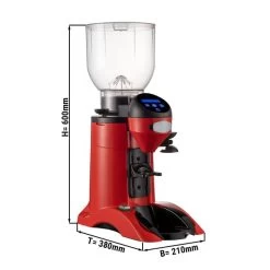 Kaffeemühle - Rot - 2kg - 356 Watt - 77dB