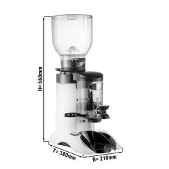 Kaffeemühle - Weiß - 2kg - 400 Watt - 63 DB
