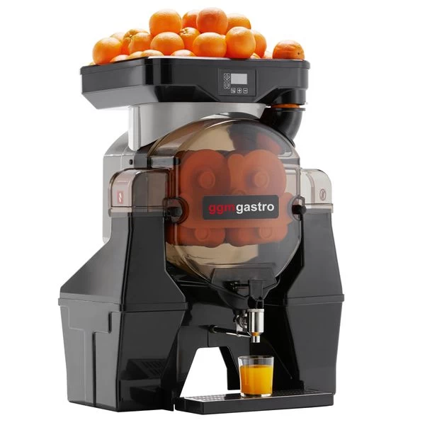 Elektrische Orangenpresse - Silber - Manuelle Zufuhr - Inkl. Ablasshahn & Reinigungsmodus 2 Elektrische Orangenpresse - Silber - Manuelle Zufuhr - Inkl. Ablasshahn & Reinigungsmodus – Bild 2