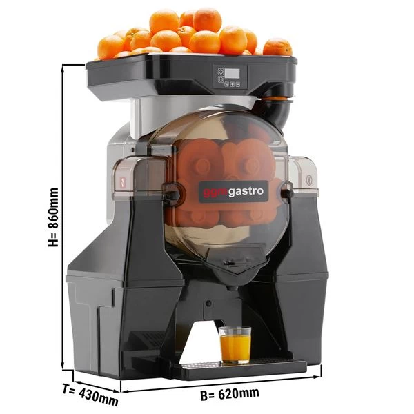 Elektrische Orangenpresse - Silber - Manuelle Zufuhr - Inkl. Automatischem Reinigungsmodus 1 Elektrische Orangenpresse - Silber - Manuelle Zufuhr - Inkl. Automatischem Reinigungsmodus