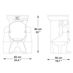 Elektrische Fruchtsaftpresse - Orange - Manuelle Zufuhr -Küchen Verkauf OBZ Big drawing e2a6 2