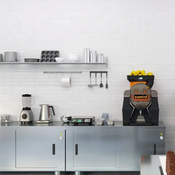 Elektrische Fruchtsaftpresse - Orange - Manuelle Zufuhr - Inkl. Regulierbarem Ablasshahn 9 Elektrische Fruchtsaftpresse - Orange - Manuelle Zufuhr - Inkl. Regulierbarem Ablasshahn – Bild 9