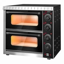 Elektro Mini Pizzaofen - 4+4x 20cm - Manuell -Küchen Verkauf PDKG20S 3 46c2