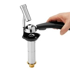 Portioniererdusche WATERSTOPinkl. Siebteller -Küchen Verkauf PDSWL8198 inuse 1 01a4