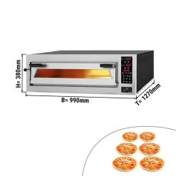 Elektro Pizzaofen - 6x 35cm (Tief) - Mit TouchScreen
