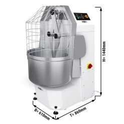 Bäckerei-Teigknetmaschine Doppelarm - 87 Liter