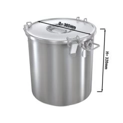 Speisebehälter Mit Deckel - Ø 30 Cm