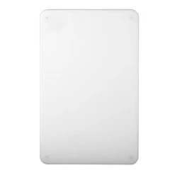 Schneidebrett Mit Saftrille - 30 X 50 Cm - Weiß -Küchen Verkauf SBSP25W front 3892