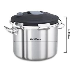 Schnellkochtopf - Ø 320 Mm - Höhe: 230 Mm - Inkl. Deckel