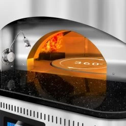 Gas Steinpizzaofen - 9x 30cm - Digital - Rotierend -Küchen Verkauf SPOGE9N detail rotation 3c30