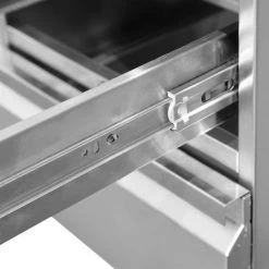 Schubladenschrank - Edelstahl - 400x660mm - 2 Schubladen -Küchen Verkauf SS2K456 E detail 1 fbc6