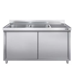 Spülschrank PREMIUM - 1600x700mm - Mit 2 Becken Links -Küchen Verkauf SSK167BL2 2 82b3