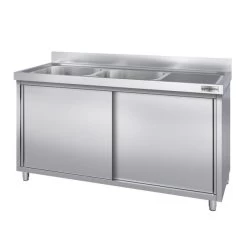 Spülschrank PREMIUM - 1800x700mm - Mit 2 Becken Links -Küchen Verkauf SSK187BL2 1 1b0b