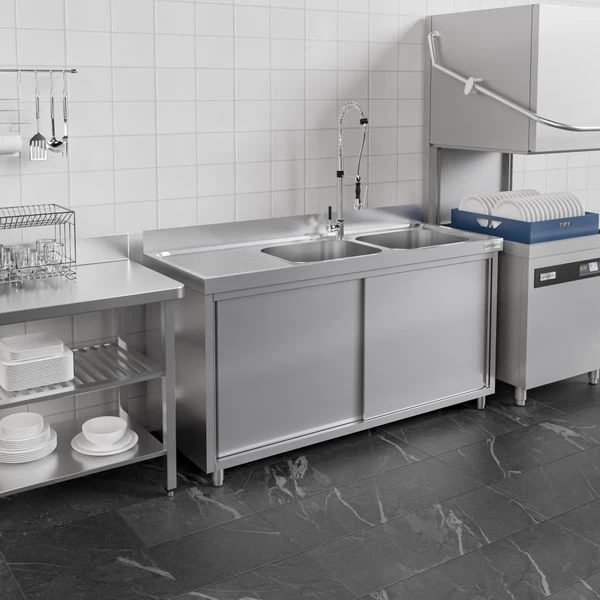 Spülschrank PREMIUM - 2000x600mm - Mit 2 Becken Rechts 5 Spülschrank PREMIUM - 2000x600mm - Mit 2 Becken Rechts – Bild 5