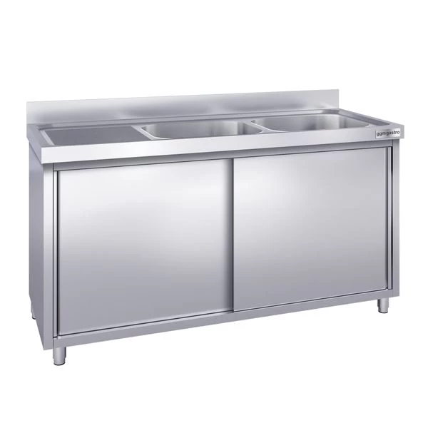 Spülschrank PREMIUM - 2000x600mm - Mit 2 Becken Rechts 2 Spülschrank PREMIUM - 2000x600mm - Mit 2 Becken Rechts – Bild 2