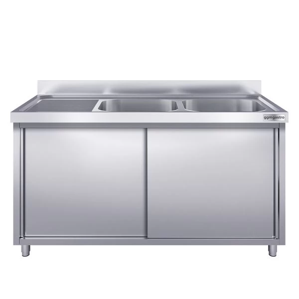 Spülschrank PREMIUM - 2000x600mm - Mit 2 Becken Rechts 3 Spülschrank PREMIUM - 2000x600mm - Mit 2 Becken Rechts – Bild 3