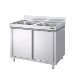 Spülschrank PREMIUM - 1000x600mm - Mit 2 Becken Mittig 9 Spülschrank PREMIUM - 1000x600mm - Mit 2 Becken Mittig -Küchen Verkauf SSR106BM2 2 51c9