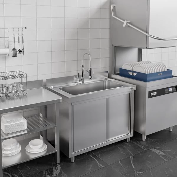 Topfspülschrank - 1000x700mm - Mit 1 Becken 5 Topfspülschrank - 1000x700mm - Mit 1 Becken – Bild 5