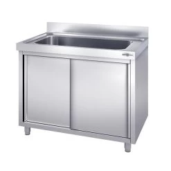 Topfspülschrank - 1200x600mm - Mit 1 Becken -Küchen Verkauf SSR126T1 2 a60a