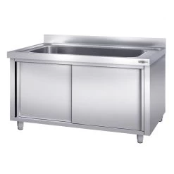 Topfspülschrank - 1400x700mm - Mit 1 Becken 9 Topfspülschrank - 1400x700mm - Mit 1 Becken -Küchen Verkauf SSR147T1 2 efc9