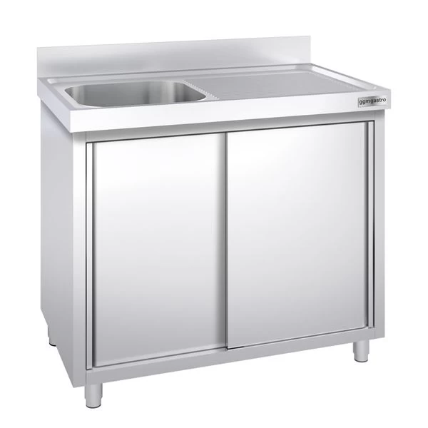 Spülschrank PREMIUM - 1600x700mm - Mit 1 Becken Links 2 Spülschrank PREMIUM - 1600x700mm - Mit 1 Becken Links – Bild 2