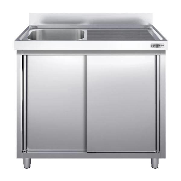 Spülschrank PREMIUM - 1600x700mm - Mit 1 Becken Links 3 Spülschrank PREMIUM - 1600x700mm - Mit 1 Becken Links – Bild 3