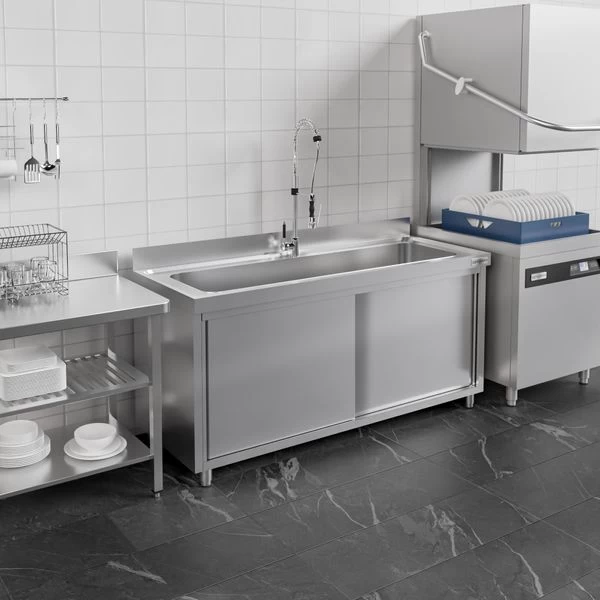 Topfspülschrank - 2000x700mm - Mit 1 Becken 5 Topfspülschrank - 2000x700mm - Mit 1 Becken – Bild 5