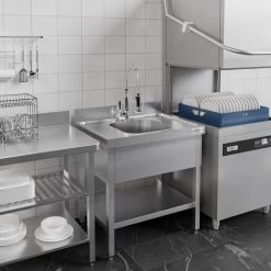 Spültisch PREMIUM - 800x600mm - Mit Grundboden & 1 Becken -Küchen Verkauf STK86BM1IMAGE 0158