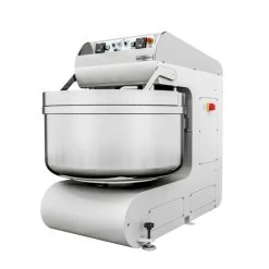 Bäckerei-Spiralteigknetmaschine - 157 Liter / 100 Kg - 2 Geschwindigkeiten - Mit Festem Kessel - 2 Motoren -Küchen Verkauf STKMMK100 1 276b
