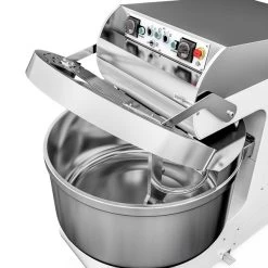 Bäckerei-Spiralteigknetmaschine - 157 Liter / 100 Kg - 2 Geschwindigkeiten - Mit Festem Kessel - 2 Motoren -Küchen Verkauf STKMMK100 5 cf7a