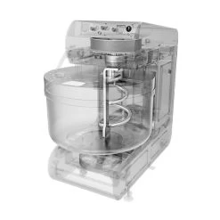 Bäckerei-Spiralteigknetmaschine - 298 Liter / 200 Kg - 2 Geschwindigkeiten - Mit Festem Kessel - 2 Motoren -Küchen Verkauf STKMMK200 6 e3ba