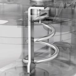 Bäckerei-Spiralteigknetmaschine - 368 Liter / 250 Kg - 2 Geschwindigkeiten - Mit Festem Kessel - 2 Motoren -Küchen Verkauf STKMMK250 7 cf52