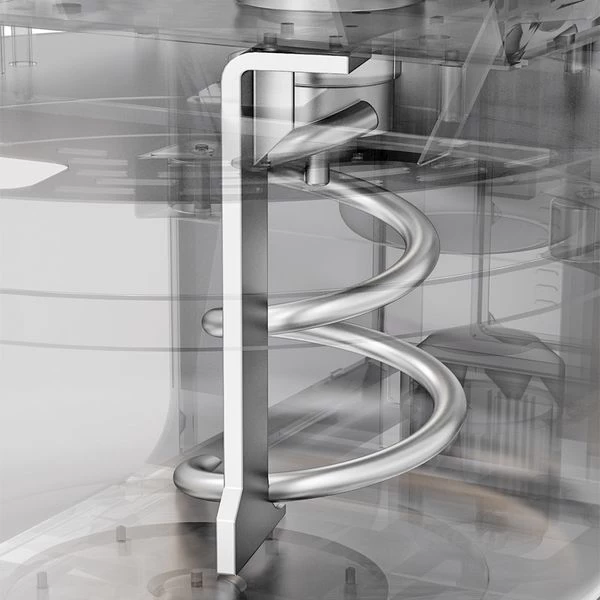 Bäckerei-Spiralteigknetmaschine 70 Liter / 40 Kg - 2 Geschwindigkeiten - Mit Festem Kessel - 2 Motoren 7 Bäckerei-Spiralteigknetmaschine 70 Liter / 40 Kg - 2 Geschwindigkeiten - Mit Festem Kessel - 2 Motoren – Bild 7