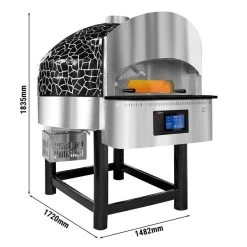 Gas Steinpizzaofen - 9x 30cm - Digital