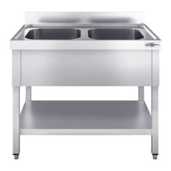 Spültisch PREMIUM - 1000x600mm - Mit Grundboden & 2 Becken Mittig 8 Spültisch PREMIUM - 1000x600mm - Mit Grundboden & 2 Becken Mittig -Küchen Verkauf STR106aBM2 1 3c69