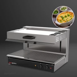 Pita Ofen/ Salamander SPEZIAL - Mit Höhenverstellbarem Heizkörper - 0,65 M - Überbackgerät - Toaster -Küchen Verkauf Salamander FB 44c1 1