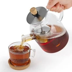 BEEM Teekanne Aus Glas - Mit Siebeinsatz - 1 Liter -Küchen Verkauf TKGSBE1 11 1b54