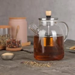 BEEM Teekanne Aus Glas - Mit Siebeinsatz - 1 Liter -Küchen Verkauf TKGSBE1 13 ef26