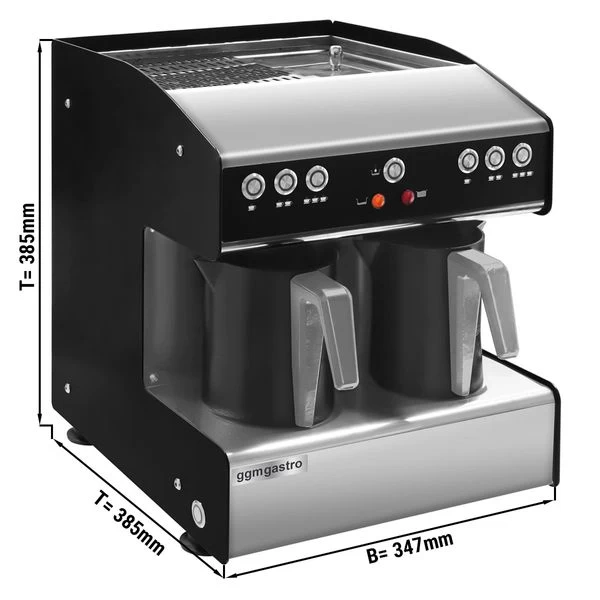 Türkische Kaffee- & Mokka Maschine DUO - 1,3kW - Schwarz / Chrom 1 Türkische Kaffee- & Mokka Maschine DUO - 1,3kW - Schwarz / Chrom