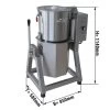 Vegetarischer/ Hummus Cutter - 50 Liter - 7,5 KW - 400 Volt