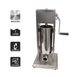 Manueller Wurstfüller - 7 Liter - Edelstahl -Küchen Verkauf WFMFC7 icons 1353
