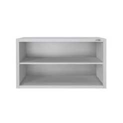 Edelstahl Wandhängeschrank ECO - 1000x400mm - Ohne Schiebetür - 650mm Hoch -Küchen Verkauf WOK104 ECO 3 e047