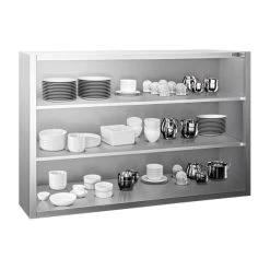 Edelstahl Wandhängeschrank PREMIUM - 1200x400mm - Ohne Schiebetür - 1000mm Hoch -Küchen Verkauf WOK1210 2 afdb