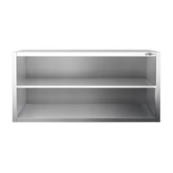 Edelstahl Wandhängeschrank PREMIUM - 1200x400mm - Ohne Schiebetür - 650mm Hoch -Küchen Verkauf WOK124 3 f06e