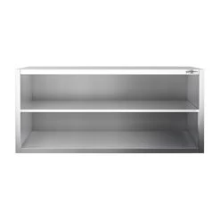 Edelstahl Wandhängeschrank PREMIUM - 1400x400mm - Ohne Schiebetür - 650mm Hoch -Küchen Verkauf WOK144 3 8fb0