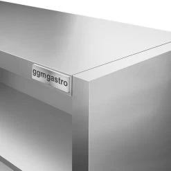 Edelstahl Wandhängeschrank ECO - 800x400mm - Ohne Flügeltür - 650mm Hoch -Küchen Verkauf WOK eco detail 8700 2