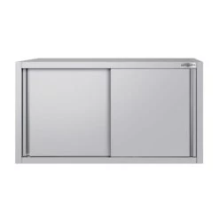 Edelstahl Wandhängeschrank ECO - 1000x400mm - Mit Schiebetür - 650mm Hoch -Küchen Verkauf WSK104 3 3bb0