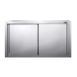 Edelstahl Wandhängeschrank PREMIUM - 1000x400mm - Mit Schiebetür - 650mm Hoch -Küchen Verkauf WSK104 3 44e2